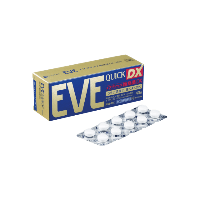 白兔牌 SS製藥 EVE QuickDX 速效止痛藥 40錠 [單筆訂單限購2組]
